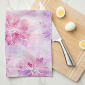 Linge De Cuisine Blush Girly Rose Chic Lavande Floral (Quart Plié)