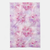 Linge De Cuisine Blush Girly Rose Chic Lavande Floral (Vertical)