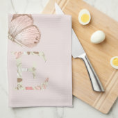 Linge De Cuisine Blush Pink Love Butterfly Floral (Quart Plié)