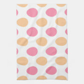 Linge De Cuisine Blush Pink Peach Easter Eggs Pattern (Vertical)