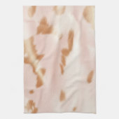 Linge De Cuisine Blush Rose Tan Southwest Faux Cowhal (Vertical)