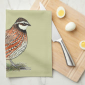 Linge De Cuisine Bobwhite Quail (Quart Plié)
