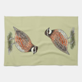 Linge De Cuisine Bobwhite Quail (Horizontal)
