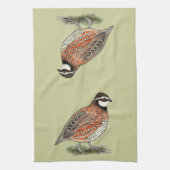 Linge De Cuisine Bobwhite Quail (Vertical)