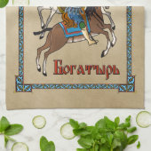 Linge De Cuisine Bogatyr russe médiéval (Plié)