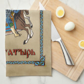 Linge De Cuisine Bogatyr russe médiéval (Quart Plié)