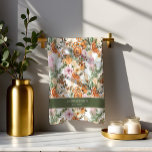 Linge De Cuisine Bohème bohème rustique hiver agrumes Noël<br><div class="desc">Bohème bohème rustique hiver agrumes secs serviettes de cuisine de Noël,  cadeaux de Noël pour maman,  cadeaux de Noël pour sa maison de Noël décoration personnalisée nom serviettes de cuisine</div>
