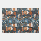 Linge De Cuisine Boho automne à la saveur de citrouille épicée (Horizontal)