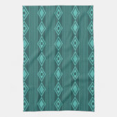 Linge De Cuisine Boho Diamonds Grandes Turquoises (Vertical)