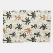 Linge De Cuisine Boho Monkey Jungle Safari Pattern (Horizontal)