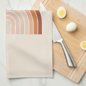 Linge De Cuisine Boho Rainbow Beige Terracotta (Quart Plié)