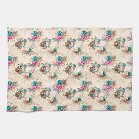 Linge De Cuisine Boho Sketch Series Design 3 (Horizontal)