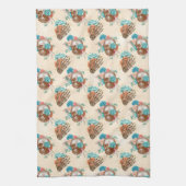 Linge De Cuisine Boho Skull Series Design 12 (Vertical)
