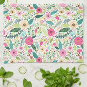 Linge De Cuisine Boho Whimsical Rosier rose (Plié)