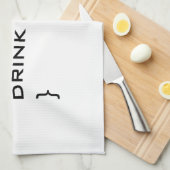 Linge De Cuisine Boire de la bière (Quart Plié)
