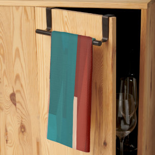 Linge De Cuisine Bois et turquoise