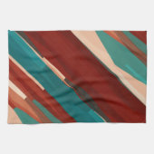 Linge De Cuisine Bois et turquoise (Horizontal)