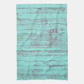 Linge De Cuisine bois peint rustique (Vertical)