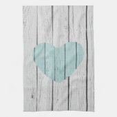 Linge De Cuisine Bois rustique blanc chic (Vertical)