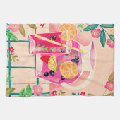 Linge De Cuisine Boisson aux fruits jardin fleurs (Horizontal)