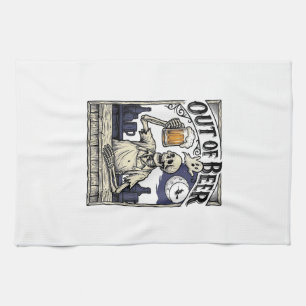 Linge De Cuisine Boisson Halloween squelette Vintage Party