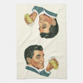 Linge De Cuisine Boissons Cocktails Anciens, Homme Buvant des Boiss (Vertical)