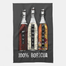 Boissons traditionnelles portoricaines 100% Boricu