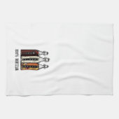 Linge De Cuisine Boissons traditionnelles portoricaines 100% Boricu (Horizontal)