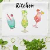 Linge De Cuisine Boissons tropicales de la cuisine (Plié)