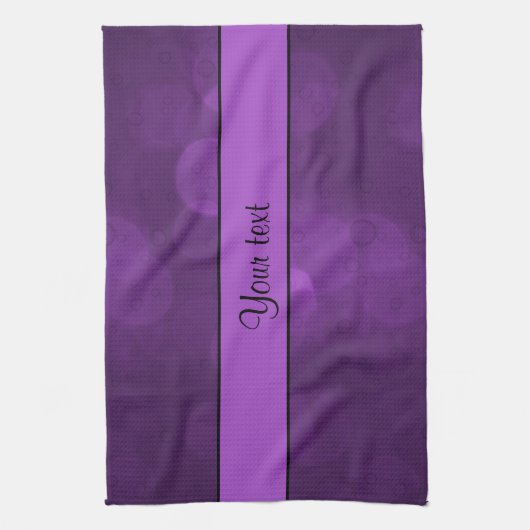 Linge De Cuisine Bokeh pourpre (Vertical)