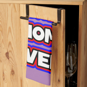 Linge De Cuisine Bold Best Cat Mom Ever Fun Typographie