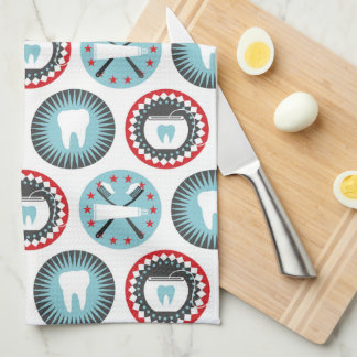 Linge De Cuisine Bold Dentistry Pattern