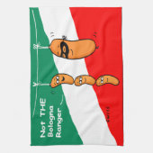 Linge De Cuisine Bologne amusante et Chiens chauds Grillage BBQ (Vertical)