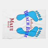 Linge De Cuisine Bon à rien authentique Maui Hawaï de plage (Horizontal)