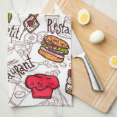 Linge De Cuisine Bon Appetite  (Quart Plié)