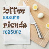 Linge De Cuisine Bon café et amis (Quart Plié)