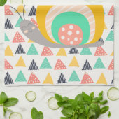 Linge De Cuisine Bon escargot sur les triangles (Plié)