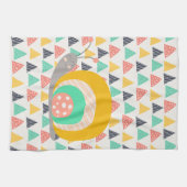 Linge De Cuisine Bon escargot sur les triangles (Horizontal)