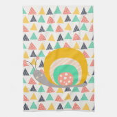 Linge De Cuisine Bon escargot sur les triangles (Vertical)