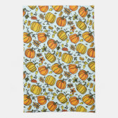 Linge De Cuisine Bon thanksgiving à la frontière des citrouilles de (Vertical)