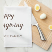 Linge De Cuisine Bon thanksgiving de Turquie vintage (Quart Plié)