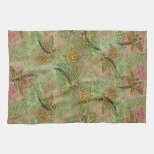 Linge De Cuisine Bonbon en coton dragonfly (Horizontal)