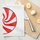 Linge De Cuisine Bonbons à la menthe poivrée (Quart Plié)