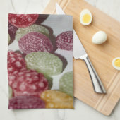 Linge De Cuisine Bonbons aux fruits durs déversés de pot - Cuisine (Quart Plié)
