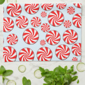 Linge De Cuisine Bonbons de menthe à poivre Noël (Plié)