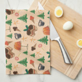 Linge De Cuisine Bonbons de Noël (Quart Plié)