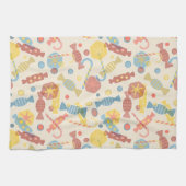 Linge De Cuisine Bonbons et motif de sucrerie (Horizontal)