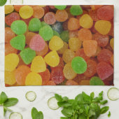 Linge De Cuisine Bonbons Gélifiés Colorés (Plié)