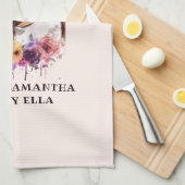 Linge De Cuisine Bond adorable maman et fille (8) (Quart Plié)