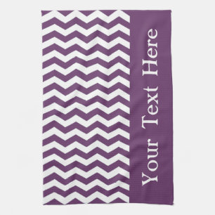 Linge De Cuisine Bondi Blue Wave Chevron personnalisable